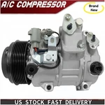 A/c Compressor W/ 7-GROOVE Pulley & 7SBU16C Style For Toyota RAV4 Venza Lexus. Fixed Price $213.01.