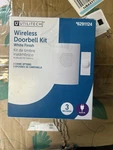 Utilitech Wireless Doorbell Kit Sensor 3 Melodies, Plug-in 6291122. Fixed Price $12.75.