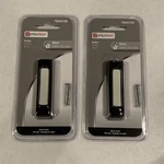 2 X Utilitech Wired Button Door Bell #0040199 Black Finish New Orig. Pack.. Fixed Price $15.99.