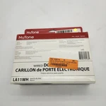New LA11WH Nutone Decorative Wired Door Chime Bell In White Blanc Nib. Fixed Price $24.19.