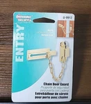 Prime-line Door Guard, Solid Brass W/steel Chain, Polished Finish. Fixed Price $10.00.