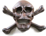 Cast Iron Wall Mounted Skull & Crossbones Bottle Opener. Fixed Price $25.30.