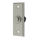 Deltana BBS333U15 Solid Brass Rectangular Contemporary Bell Button (satin Nickel. Fixed Price $41.42.