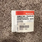 Honeywell T4398A 1021 Tradeline Precision Electric Heating Thermostat. Fixed Price $26.99.