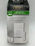 Defiant Wireless Doorbell Kit W/ Led Night Light & Push Button White. Fixed Price $9.09.