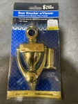 Brass Door Knocker With Viewer--anvil Mark #807275. Fixed Price $8.99.