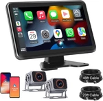 Hd 1080P Backup Camera System With 10" Monitor, Night Vision & Carplay/android. Fixed Price $282.99.