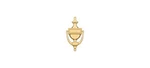 Deltana DKR75CR003 Door Knocker, Victorian Rope In Pvd Polished Brass. Fixed Price $54.53.