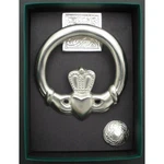 Irish Claddagh Door Knocker Made Of Solid Brass With Mounting Bolts 5.5 X In.. Fixed Price $55.90.