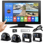 4K Rv Backup Camera System 10.1" Quad Split Touchscreen Monitor 1080P Hd Re.... Fixed Price $279.37.