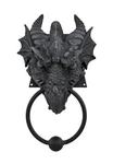 Pacific Giftware 9.25 Gargoyle Dragon Door Knocker Inches, Black. Fixed Price $46.99.