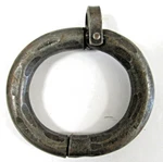 Antique 18TH Century Hand-forged Iron Ankle Shackle Leg Cuff Restraint 5.75 Inch. Fixed Price $199.00.