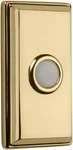Baldwin 4860 3" X 1-1/2" Illuminated Rectangular Door Bell Brass. Fixed Price $44.00.
