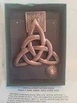Brass Copper Finish Trinity Knot Door Knocker By Robert Emmet Nos. Fixed Price $30.00.