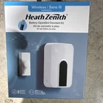 Heathzenith Wireless Battery Door Chime Kit White/black, Melody, Receiver. Fixed Price $5.00.