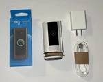 Ring Video Doorbell Wired Black + Indoor Cam (gen 2) White.. Fixed Price $37.99.