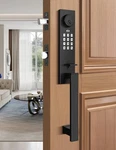 Smart Entry Door Lock Set, Electronic Full Escutcheon Handle, Digital Ke.... Fixed Price $241.06.