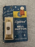 Lighted Bell Button 1960 S Vintage New Package. Fixed Price $21.00.
