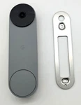 Google Nest Doorbell (battery) Smart Wi-fi Video Camera Ash Gray W/ Mount Plate. Fixed Price $38.88.