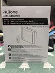 Line Voltage Wired Doorbell W/ Led Lighted White Pushbutton Nutone BKL340LWH. Fixed Price $22.50.
