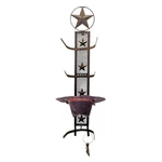 Bestgiftever Metal Star 4 Cowboy Hat Rack Fold-up Wall Hanging Decoration Rustic. Fixed Price $71.68.