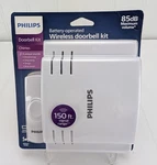 Philips Doorbell Kit Battery Operated Wireless Sounds 85DB Maximum Volume New. Fixed Price $26.24.