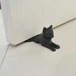 Cast Iron Door Old Vintage Antique Cat Design Decorative Stopper Wedge New. Fixed Price $25.13.