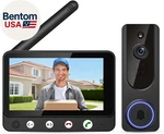 Wireless Doorbell Camera Video Monitor With Display 4.5" Screen Indoor Visual Ba. Fixed Price $113.43.
