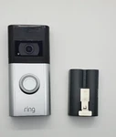 Ring Video Doorbell 4 Rechargeable Battery Wireless Wifi Satin Nickel. Fixed Price $69.99.