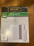 Defiant Wireless Square Plug-in Doorbell Kit (1008 504 922) White; New Box. Fixed Price $10.00.