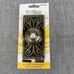 Vtg Craftmade Teiber Doorbell Pushbutton Burnished Brass With Led Light Ornate. Fixed Price $28.99.
