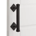 Signature Hardware Trantham 10" Hand-forged Iron Pull Black Powder Coat. Fixed Price $15.00.