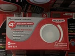 Lithonia Ceiling Lights 4" Dimmable Led Recessed Kit White, Ideal For Shower. Fixed Price $16.95.