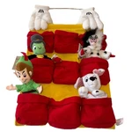 Disney Store Mickey Pocket Door Hanger + Peter Pan Jiminy Cricket Cruella Plush. Fixed Price $90.00.