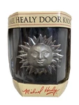 Michael Healy Large Nickel Silver Sun Face Door Knocker Handcrafted 1999 New. Fixed Price $110.00.