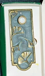 Flora & Fauna Pretty Flowers Doorbell Solid Brass Petina - Box Never Used. Fixed Price $27.77.