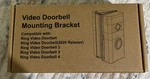 Qibox Adjustable (30 To 55 Degree) Angle Video Doorbell Mounting Bracket. Fixed Price $10.00.