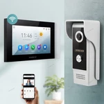 Homsecur 7" Wifi Hd Video Phone Intercom Doorbell Night Vision Unlock. Fixed Price $200.40.