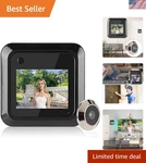 2.4IN Tft Lcd Digital Door Camera - Featuring 95 Wide Angle And Photo Support. Fixed Price $81.99.