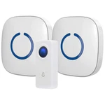 Wireless Doorbell By 1 X Base Set (2 Receivers + Transmitters), White. Fixed Price $27.02.
