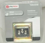 Utilitech Transformer #0063548 Wired Doorbell 120 Vac Sealed New. Fixed Price $19.99.