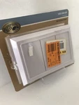 Hampton Bay 1003008625 White Finish Loudness Volume Wired Wall Mounted Doorbell. Fixed Price $14.95.