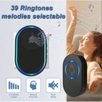 Wireless Doorbell 39 Music Led Flash Security Alarm. Fixed Price $25.00.