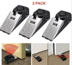 3 Door Stop Alarm Home Hotel Travel Wireless Security Alert Portable Safety Bloc. Fixed Price $31.15.