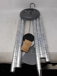 Carson Sonnet Wind Chime 44" Footprints The Sand Aluminum Tubes. Fixed Price $63.75.
