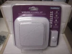 Heath Zenith SL-7309-03 White Plastic Wireless Door Chime Kit. Fixed Price $26.98.