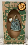 Unique Vintage Nib Flora And Fauna Recycled Solid Brass Doorbell: Watering Can. Fixed Price $19.95.