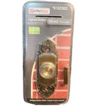 Utilitech Wired Lighted Doorbell Button Brushed Nickel Led #0163364 Nib. Fixed Price $8.00.