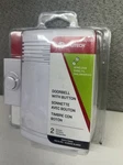 Utilitech Wireless Doorbell #0077189 2 Chimes With Button White Push. Fixed Price $12.74.