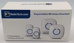 Wireless Doorbell Kit (two Receivers & Buttons!), White W/ Leds 1000FT Range. Fixed Price $21.99.
